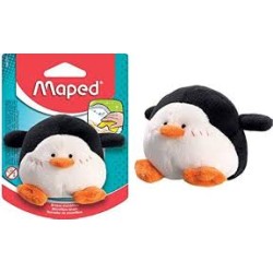 Brosse Peluche Pingouin en...