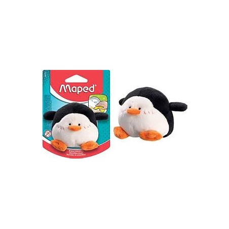 Brosse Peluche Pingouin en...