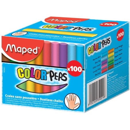 Craie Couleur - Maped - 100 Pc