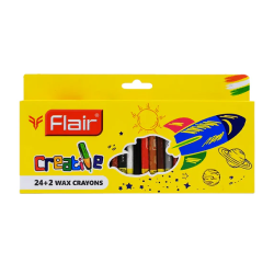 Crayons Cire - Flair - 24+2