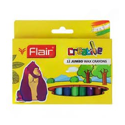 Crayons Jumbo Wax - Flair - 12