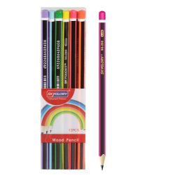 12 Crayons Colorful