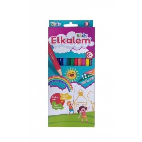 Crayons couleur - ElKalem - 12