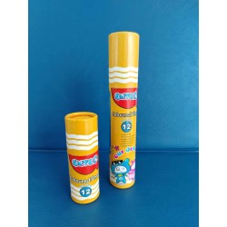 Crayons de couleur Tube -...