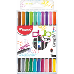 Feutres Fins Duo - Maped -...