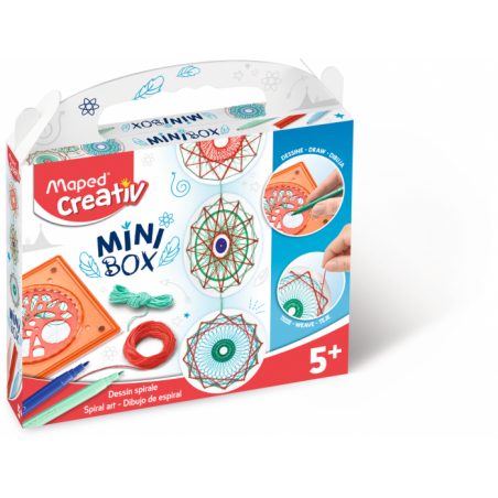 Mini boite dessin spiral -...