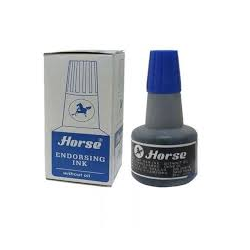 Encre Tampon - Horse - Bleu
