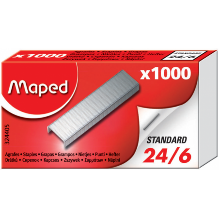 Agrafes 24/6 - Maped - 1000