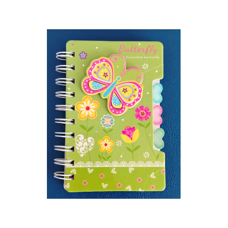Notebook - Butterfly - Vert