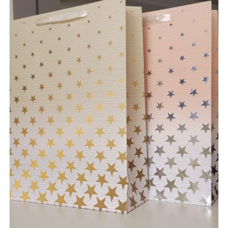Sac cadeau étoilé -...