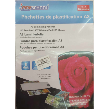Pochette de plastification...