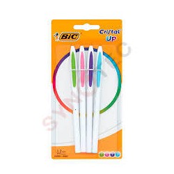 Pochette 4 stylos Bic Cristal