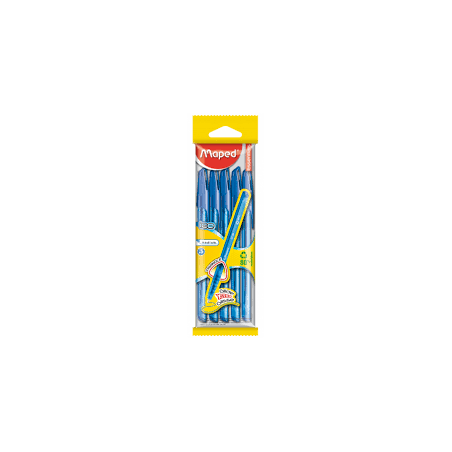 Pchette 5 stylos Bleu Maped