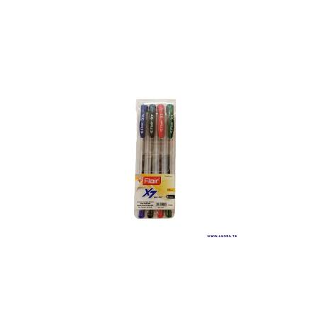 Pochette 4 Stylos X7 Ball...