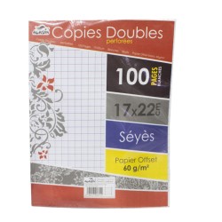 Double feuilles perforées...